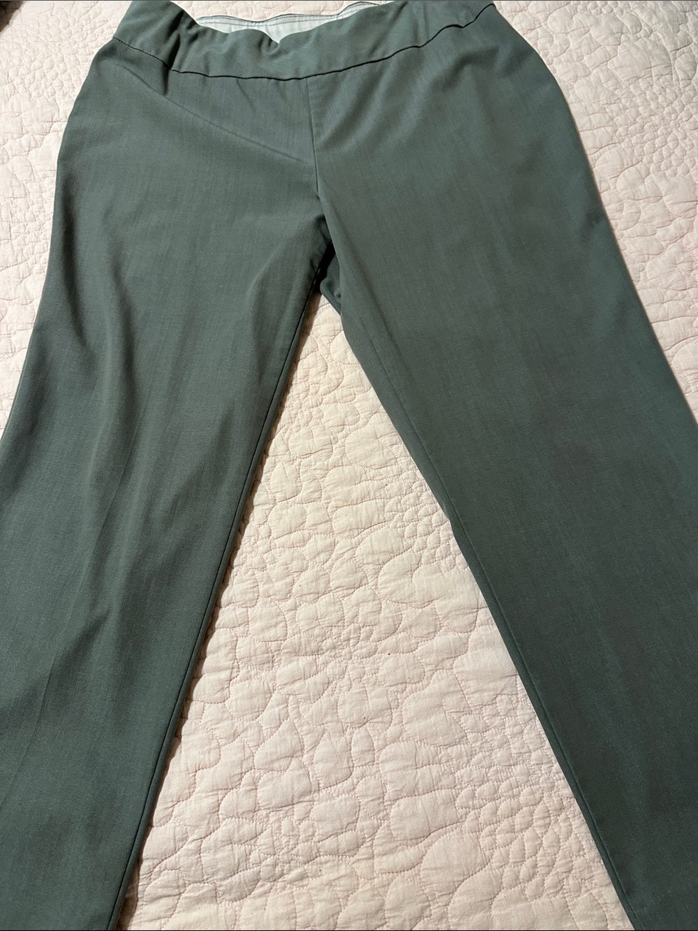 Investments Gray Straight Leg Trousers